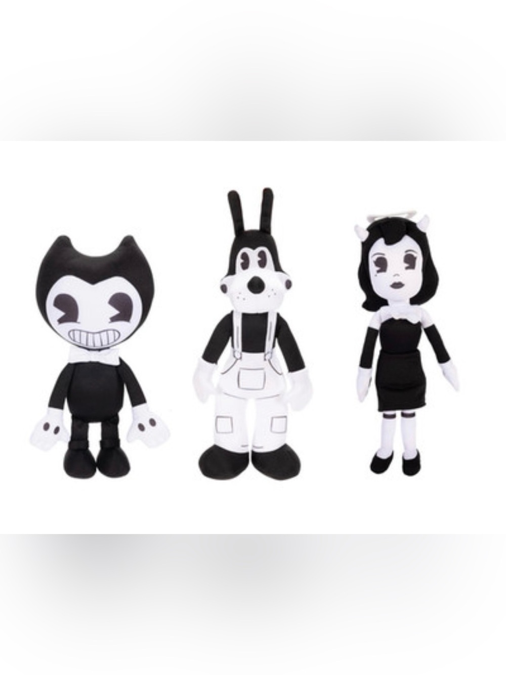Jakks Pacific Bendy and The Ink Machine Plush Set of 3 Bendy Boris Alice nwt